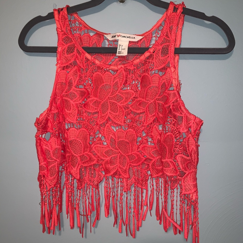 H&M Coachella collection crop top